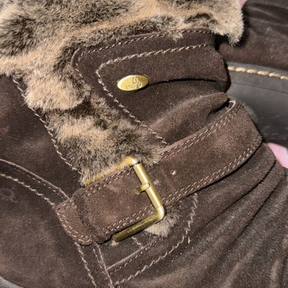 Denver Hayes Dark Brown Fur-Lined Winter Boots - Picture 2 of 6